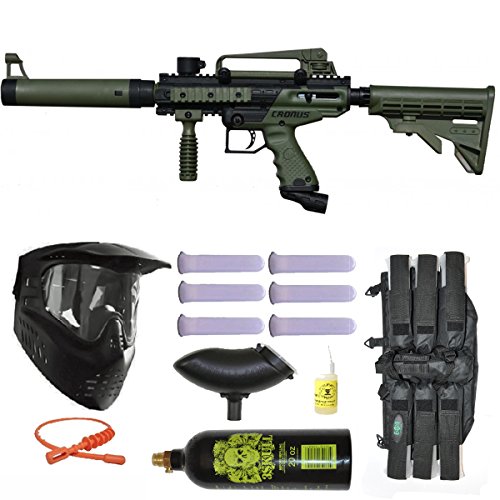 Tippmann Cronus Tactical Paintball Gun 3Skull Mega Set - Olive