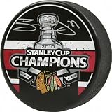Ben Eager Chicago Blackhawks Autographed 2010 Stanley Cup Champions Puck