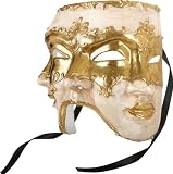 Venetian Triple Face Costume Mask