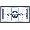 NHL Toronto Maple Leafs Framed Hockey Rink Mirror - 15Lx26W"