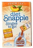 Snapple Diet Singles To Go Tea, Peach, 6-Count (Pack of 12)