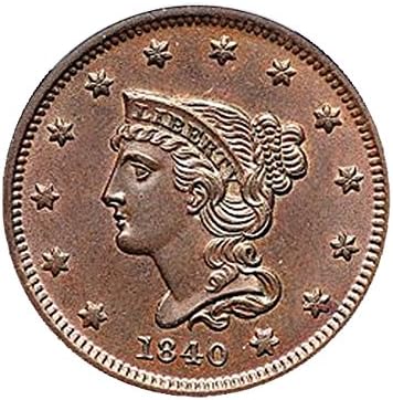 1840's US Minted Large Cent - Certified Authentic Rare Collectible Coin