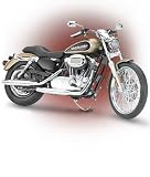 ハーレーダビッドソン　XL 1200C　スポーツスター　カスタム　2004年型　1/10　【並行輸入】