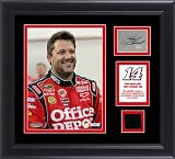 Tony Stewart Framed 8x10 Photograph | Details: Autographed Card, Race Used Tire, Personalized Nameplate