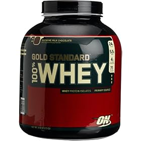 Optimum Nutrition 100% Whey Gold Standard, Extreme Milk Chocolate, 5 Pound