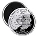 INDIANA State Quarter Mint Image 2.25 inch Fridge Magnet