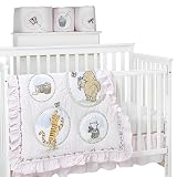 Crown Crafts Classic Pooh 4-pc. Crib Set - Pink