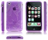 Silikon H�lleGel Case Cover Tasche f�r das Apple iPhone 3G/3GS inkl Folie Flavia Purple
