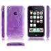 Silikon H�lleGel Case Cover Tasche f�r das Apple iPhone 3G/3GS inkl Folie Flavia Purple