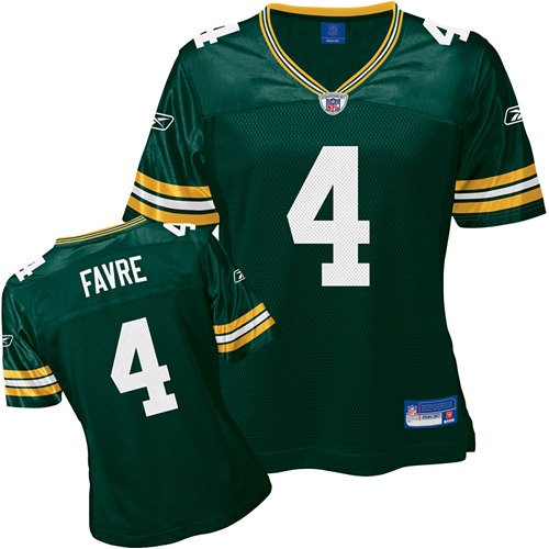 Brett Favre Green Bay Packers Women's Green Replica Jersey