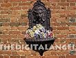 greenmen statue wall font iron sculpture flower pot New
