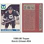 Topps 1985-86 Kevin Dineen Rookie Card