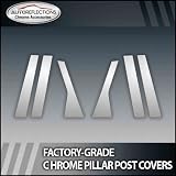 09-12 Subaru Forester 6Pc Chrome Pillar Post Covers