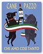 Cane Pazzo by Ken Bailey 11"x14" Art Print Poster