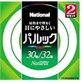 Panasonic パルック蛍光灯 30形+32形 丸形・スタータ形(2本入) ナチュラル色  FCL3032ENWX2K