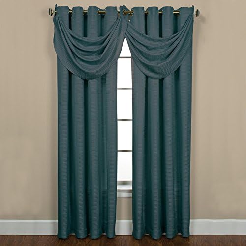 Metro Shop Sutton Grommet Patina Waterfall Valance