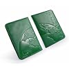 Tuff-Luv Etui housse Cuir pour Passeport - 'British Racing Green' (vert)