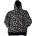 Nintendo Super Mario Bros. 3 All Over Design Mens Zip Front Hooded Sweatshirt