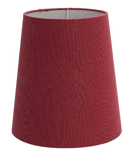 Oriva 48103-70 Lampenschirm, Leinenstoff, 19 x 19 x 20 cm, Ring, rot Preisvergleich