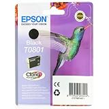 Epson T0801 Cartouche d'encre d'origine Noirpar Epson