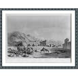 Historic Print (L): Caravansary of Mayar, exterior