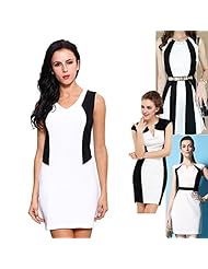 V-neck Spring Summer Lace Bodycon Dress 