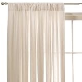 Review Shanghai Kaige  / Casual Home Linen Window Panel - Natural (54x84