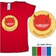 Dastardly Good Devil organic cotton infant shirt, 12-18 months, natural