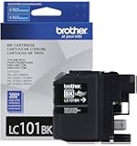 Brother Printer LC101BK Black Ink Cartridge