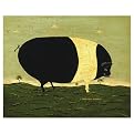 WeatherPrint Black-and-White Pig