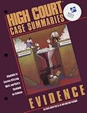 Evidence (High Court Case Summaries Ser)