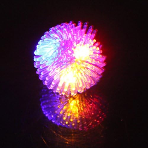 LED Color Change Flashing Jelly Soft Ring Wedding Halloween Party