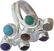 Silver Rings for Women Gemstone Jewelry (nrng207)