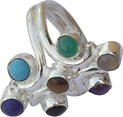 Silver Rings for Women Gemstone Jewelry (nrng207)