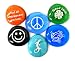 Geocache Swag, Set of six glass stones