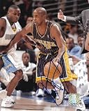 Autographed/Hand Signed 8x10 Photo Kenny Anderson Indiana Pacers