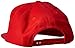 NBA Atlanta Hawks Men's High Box Flat Brim Snapback Cap, One Size, Red