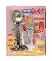 Fresh Shakes Maker - Chrome mixer with tumblers, crazy straws and 15 large servings
