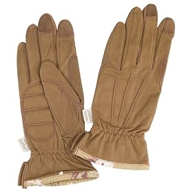Angelas Garden 7101 909S Everyday Leather Garden Glove, Coffee with Victorian Rose, Small Angela's Garden 7101-909S Everyday Leather Garden Glove, Coffee with Victorian Rose, Small