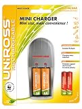 Review Uniross U0147941 / Uniross Mini Charger + 2 x AAA & 2 x AA Multi Usage Batteries