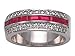 1.75 cttw Ruby Band by Karina B(tm) in Platinum title=