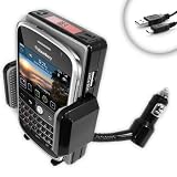 Advanced Car Mount System for Blackberry Curve / Pearl / Bold - FM Transmitter & Charger with Hands-Free Calling and Car Stereo MP3 Playback ** Includes Micro USB Charge Cable