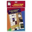 DAX N140285M Velcro Magnetic Cubicle Photo Document Frame, Acrylic, 8-1/2 x 11 Inches, Clear
