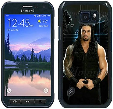 S6 active Cases Designed With Wwe Superstars Collection Wwe 2k15 Roman Reigns 14 Black Case for Samsung Galaxy S6 active