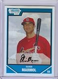 2007 Bowman Chrome Draft Draft Picks Refractors BDPP17 Oliver Marmol (Baseball Cards) St. Louis Cardinals (XRC - Extended Rookie Card)