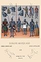 Art Poster, An Assortment of Medieval Armor, c.1350-1460 - 18.75 x 27.5
