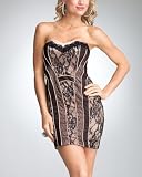 Corset Lace Dress BLACK/WHITE (XS) 51C6QTUow0L. SL160 Corset Lace Dress BLACK/WHITE (XS)