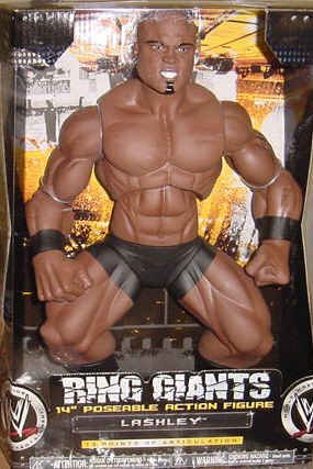 WWE Action Figure-WWE JAKKS BOBBY LASHLEY RING GIANTS 6 WRESTLING FIGURE-Jakks WWE Action Figure