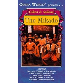 Gilbert & Sullivan - The Mikado / Conrad, Stewart, Revill, Opera World [VHS]