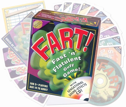 Childrens Toyshop  Electronics : Fart! Fast and Flatulent Guff Game! (with Sound Effects CD)